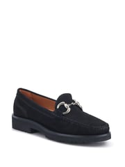 Jones Bootmaker Orlana Leather Slip-On Black Moccasins - Image 2 of 3