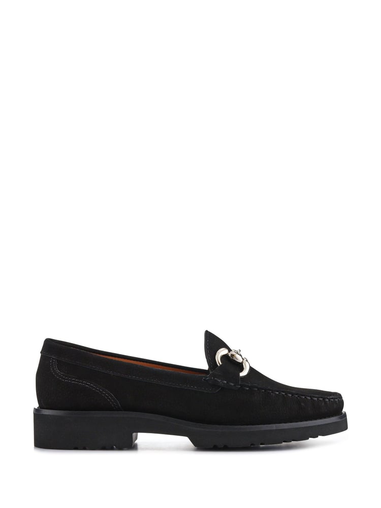 Jones Bootmaker Orlana Leather Slip-On Black Moccasins - Image 3 of 3