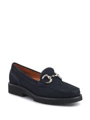 Jones Bootmaker Orlana Leather Slip-On Black Moccasins - Image 2 of 5