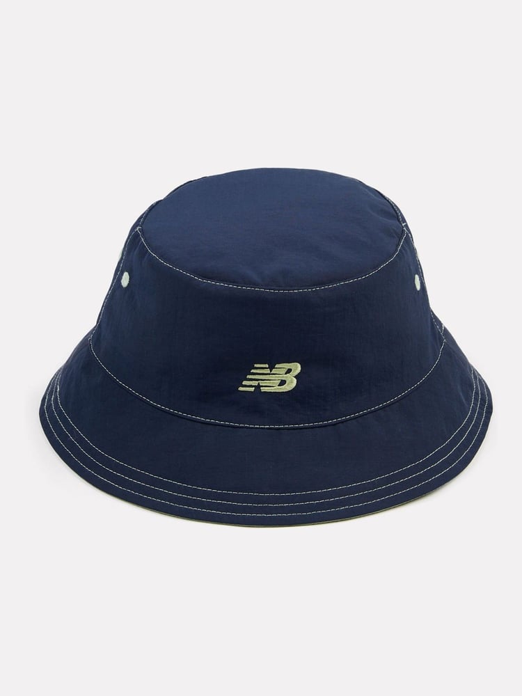 New Balance Blue Kids Reversible Bucket Hat - Image 1 of 9 New Balance Blue Kids Reversible Bucket Hat - Image 1 of 9