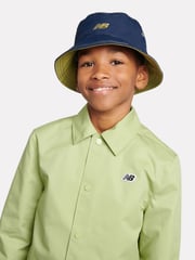 New Balance Blue Kids Reversible Bucket Hat - Image 7 of 9