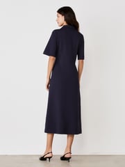 Finery Navy Trinity Ponte Jersey Midi Dress - Image 4 of 4