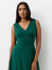 Finery Green Adele Bottle Ponte Jersey Midi Dress - Image 2 of 4