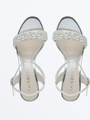 Rainbow Club Cream Clara Mid Sandals - Image 4 of 4