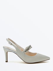 Rainbow Club Cream Freya Mid Stiletto Shoes - Image 1 of 4
