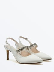 Rainbow Club Cream Freya Mid Stiletto Shoes - Image 2 of 4