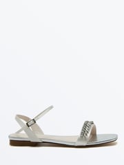 Rainbow Club Cream Freya Flat Sandals - Image 1 of 4