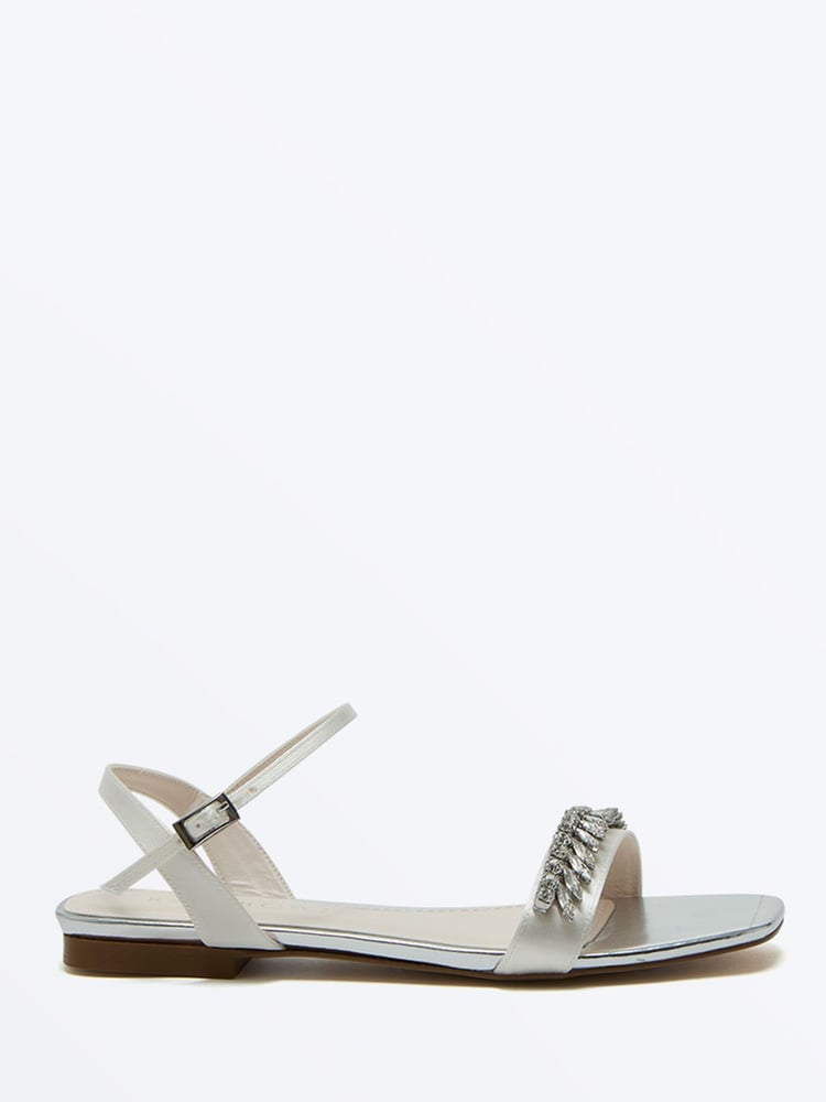 Rainbow Club Cream Freya Flat Sandals - Image 1 of 4