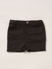 Little Gent 100% Cotton Brown Shirt with Mock Waistcoat Shorts and Bowtie Outfit Set - Image 5 of 5
