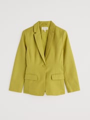 Seasalt Cornwall Green Erica Linen Blend Blazer - Image 9 of 10