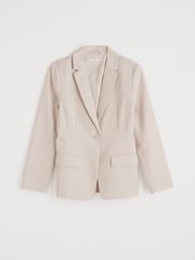 Seasalt Cornwall Natural Erica Linen Blend Blazer - Image 5 of 6
