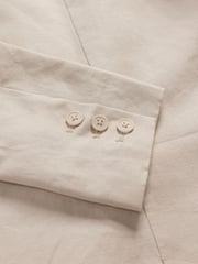 Seasalt Cornwall Natural Erica Linen Blend Blazer - Image 6 of 6