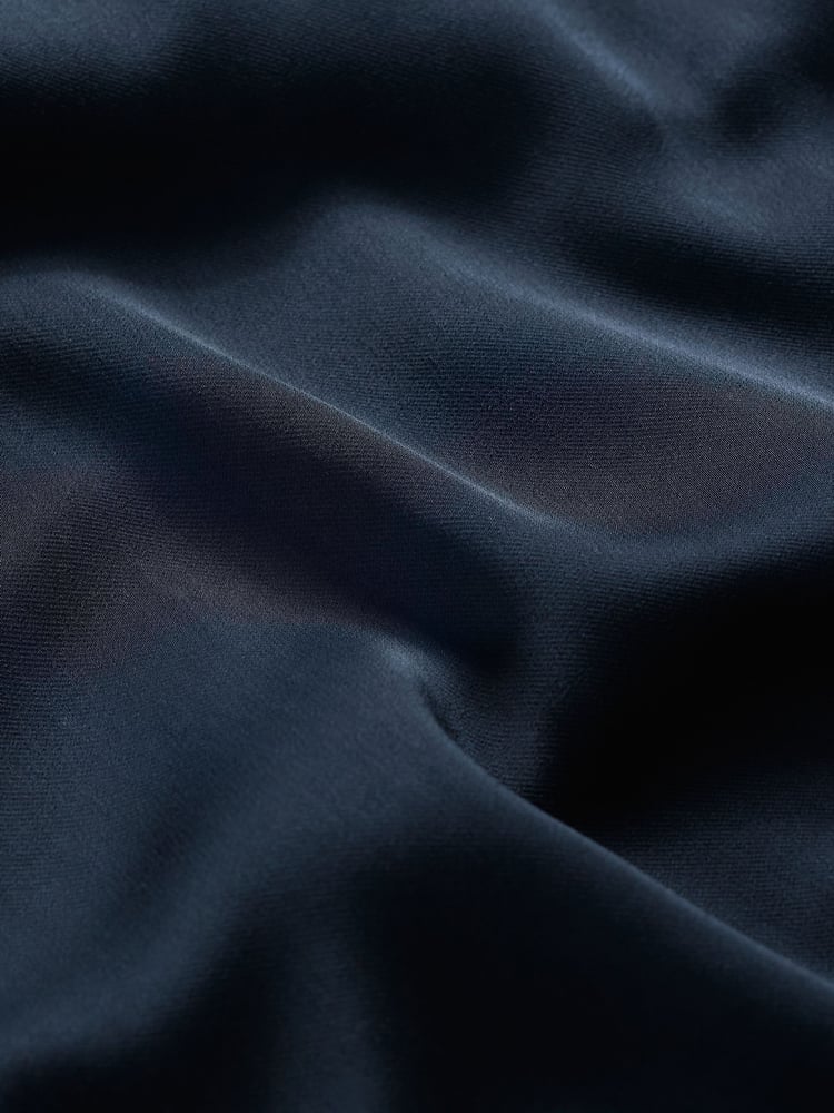 Seasalt Cornwall Blue Evenglow Satin Dress - Image 5 of 5