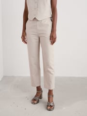 Seasalt Cornwall Natural Westlin Trousers - Image 1 of 5
