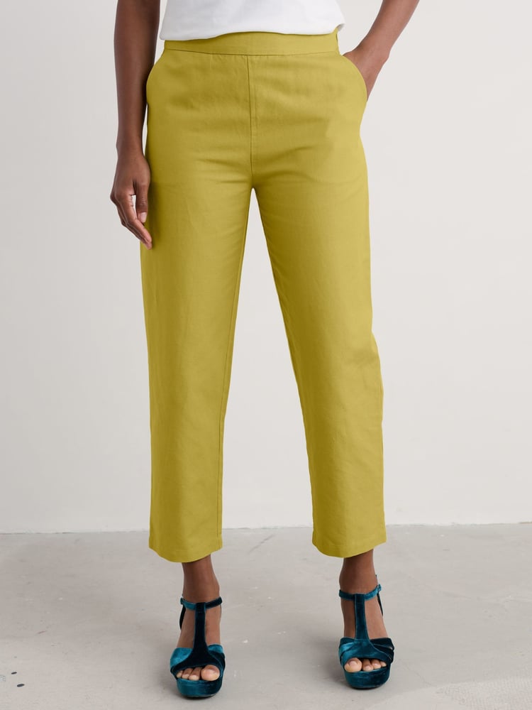 Seasalt Cornwall Green Westlin Trousers - Image 1 of 5