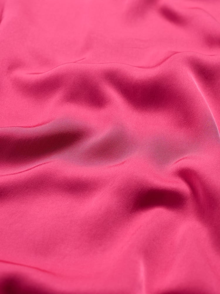 Seasalt Cornwall Pink Evenglow Satin Dress - Image 8 of 8
