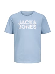 JACK & JONES Junior Crew Neck Logo White T-Shirts 3 Pack - Image 4 of 4
