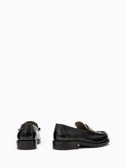 AllSaints Black Bloom Woven Loafers - Image 5 of 7