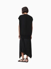 AllSaints Black Leia Harley Dress - Image 2 of 10