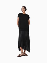 AllSaints Black Leia Harley Dress - Image 4 of 10