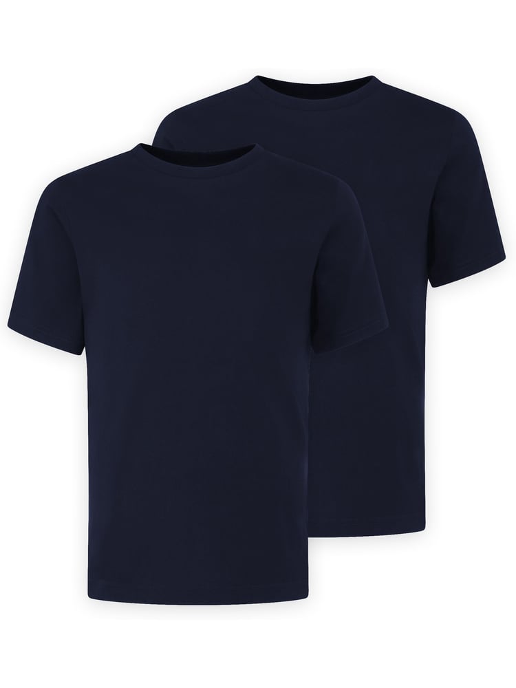 Trutex Basics 100% Cotton T-Shirts 2 Pack - Image 1 of 5