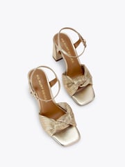 KG Kurt Geiger Cream Signet Sandals - Image 4 of 4