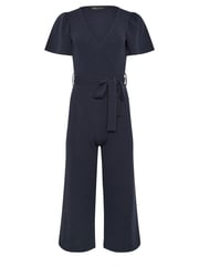 M&Co Blue Petite Crop Jumpsuit - Image 5 of 5