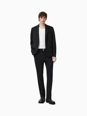 AllSaints Black Bay Trousers - Image 4 of 8
