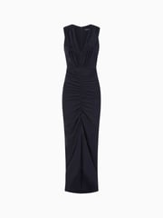 Hot Squash Deep V-Neck Ruched Dress - Image 6 of 6
