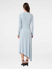 Forever New Blue Ava Twist Waist Midi Dress - Image 2 of 3