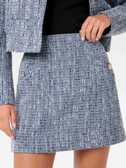 Forever New Blue Marley Mini Skirt - Image 1 of 5