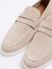 River Island Natural Suede Deconstructed Loafers - Image 5 of 5