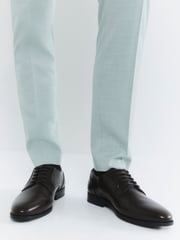 River Island Dark Brown Check Suit Jacket - Image 6 of 6