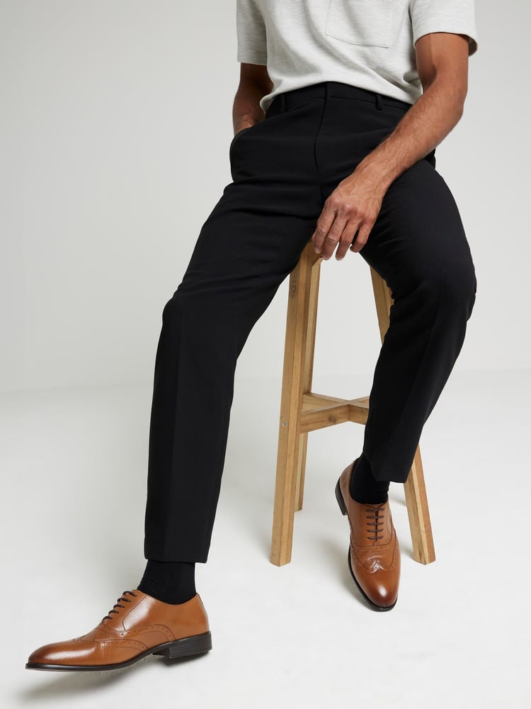 River Island Brown Wide Fit Brogues Shoes - Image 1 of 6 River Island Brown Wide Fit Brogues Shoes - Image 1 of 6