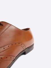 River Island Brown Wide Fit Brogues Shoes - Image 5 of 6
