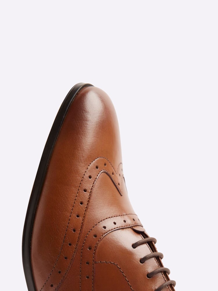 River Island Brown Wide Fit Brogues Shoes - Image 6 of 6 River Island Brown Wide Fit Brogues Shoes - Image 6 of 6