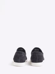 River Island Navy Suede Deconstructed Loafers - Image 3 of 5