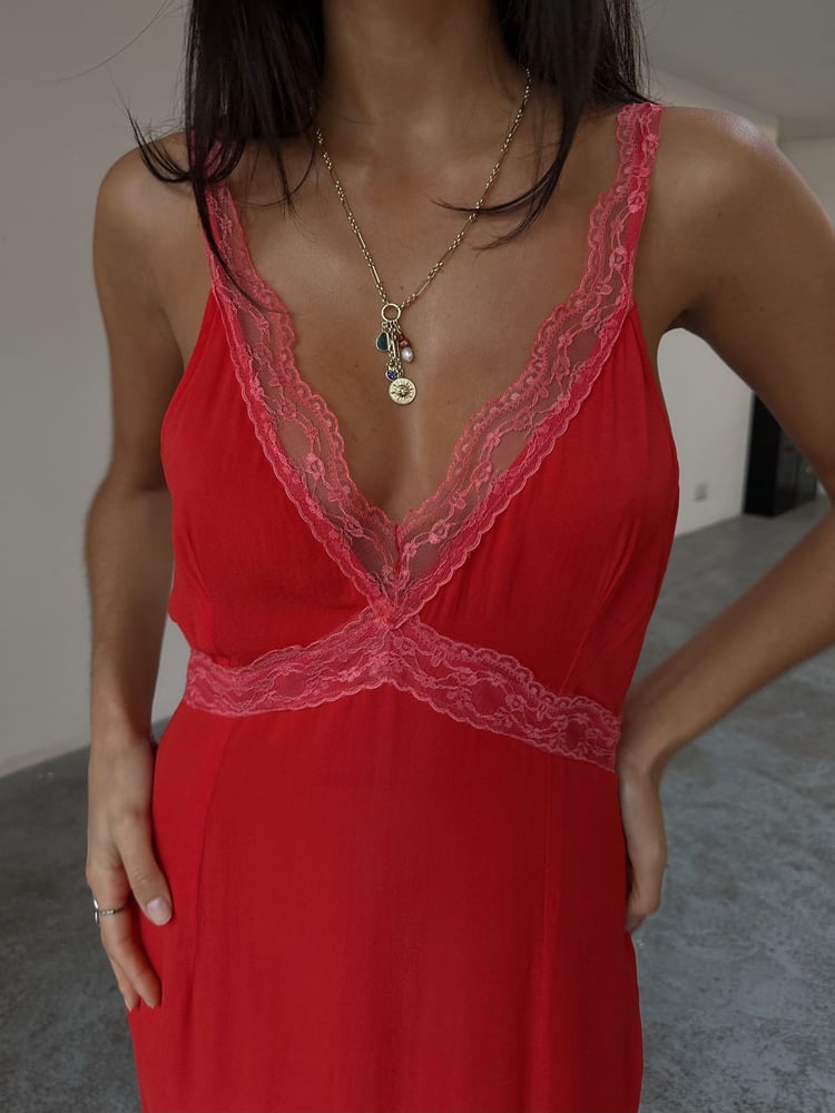 Never Fully Dressed Red Cici Dress - Image 2 of 5