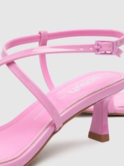 Schuh Pink Serenity Kitten Heel Sandals - Image 2 of 4