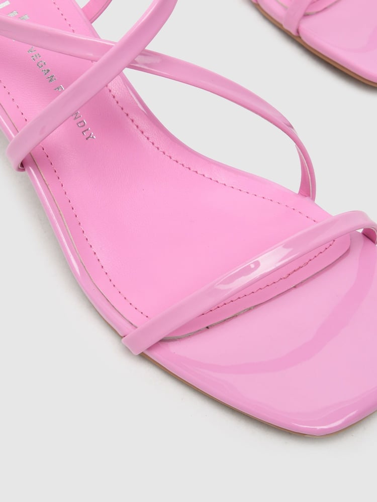 Schuh Pink Serenity Kitten Heel Sandals - Image 4 of 4