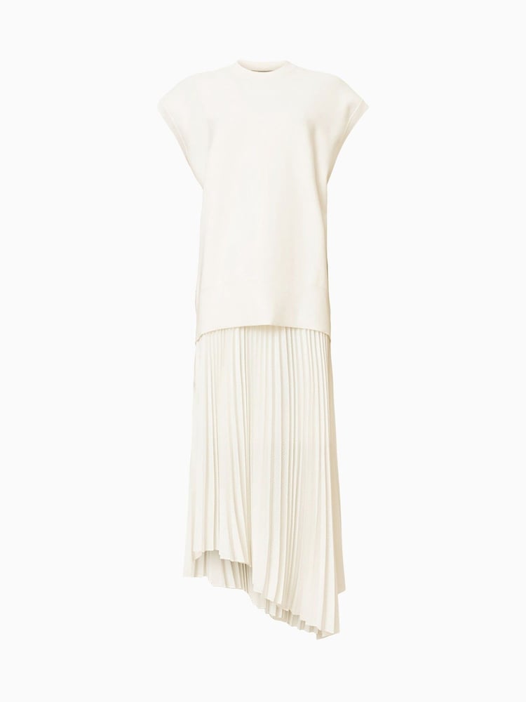 AllSaints Cream Leia Harley Dress - Image 9 of 9
