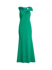 Gina Bacconi Green Willow Twist Knot Maxi Dress - Image 5 of 5