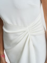 Gina Bacconi Sansa Wrap Dress With Beaded Neck - Image 4 of 6