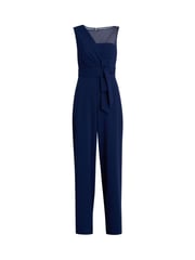 Gina Bacconi Blue Pia Crepe Jumpsuit - Image 5 of 5