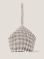 Monsoon Silver Zola Mini Rhinestone Bag - Image 1 of 4