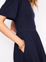 Boden Blue Louisa Short Jersey Dress - Image 4 of 5