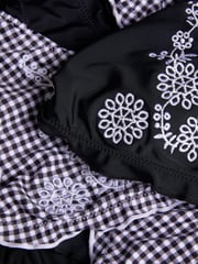 Monsoon Black Embroidered Frill Bikinis Sets 2 Pack - Image 3 of 3