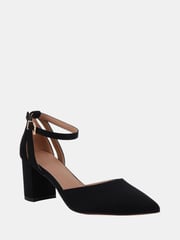 Novo Black Imelda Two Part Ankle Strap Courts - Image 3 of 6