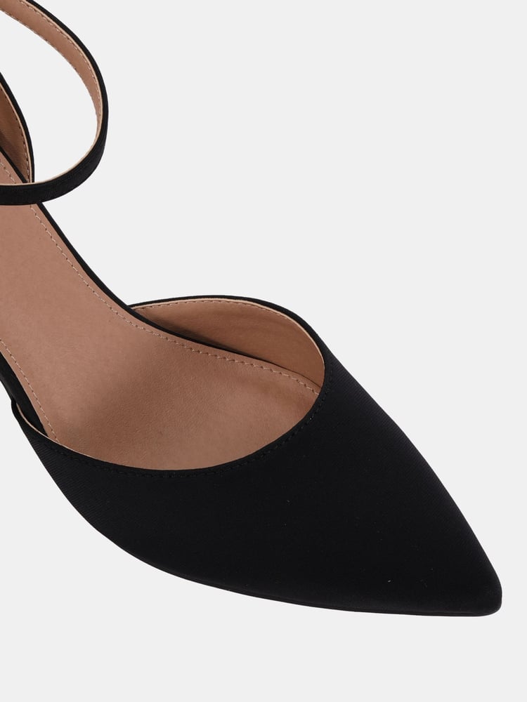 Novo Black Imelda Two Part Ankle Strap Courts - Image 6 of 6