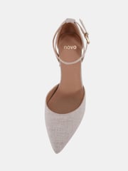 Novo Natural Imelda Two Part Ankle Strap Courts - Image 5 of 6